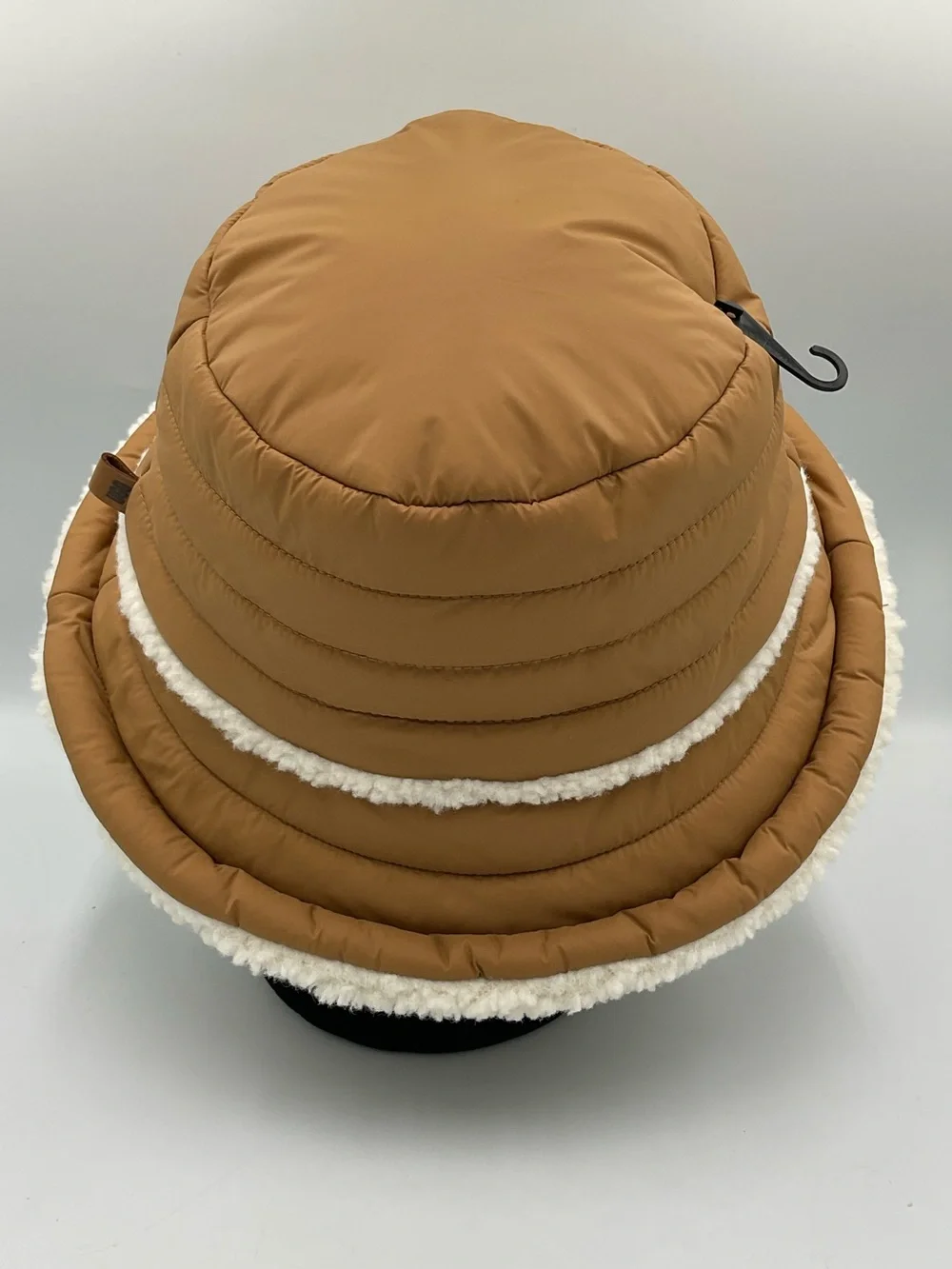 NWT UGG Women's Reversible AW Uggfluff Chestnut Bucket Hat Size L/XL - Picture 3 of 11